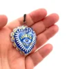 Ceramic pendant necklace Ex-voto Sacred Heart, Milagros- 25 - Image 2