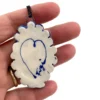 Ceramic pendant necklace Ex-voto Sacred Heart, Milagros- 29 - Image 4
