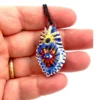 Ceramic pendant necklace Ex-voto Sacred Heart, Milagros- 22 - Image 3