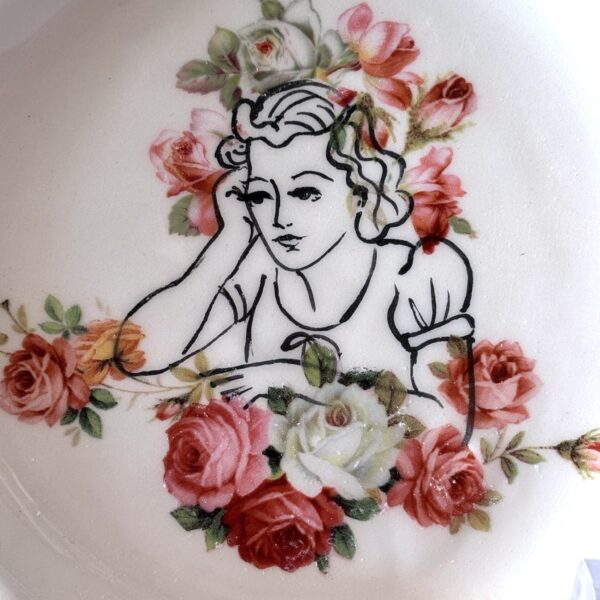 Hanging plate with decals 3 - Image 2